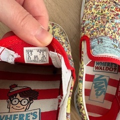 VANS × Where’s Waldo? スリッポン ウォーリー コラボ 限定 中古の画像