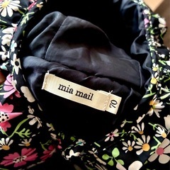 【美品】mia mail 花柄アウター 70の画像