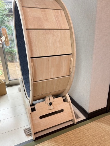 木製キャットホイール ネコ用 ルームランナー 木製 ランニングホイール 猫用ルームランナー キャットホイール 木製　90cm 猫 回し車