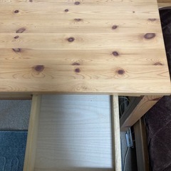 無印良品　パイン材デスクの画像
