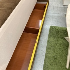 フランスベッド　収納付きソファーベッド　※背もたれ中央にキズあり　の画像