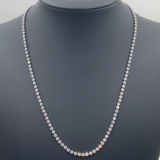Pt850 10ct テニスネックレス　14.6g 約48cm