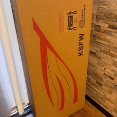 新品、未開封　
シンプル レンジ台 ブラック キッチンラックの画像