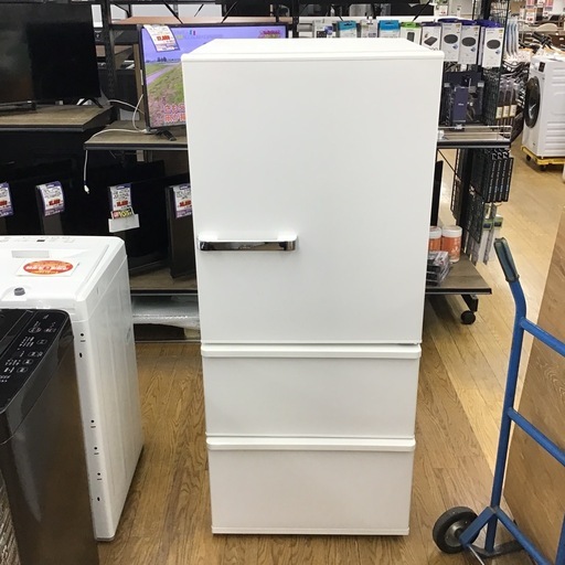 #D-17【ご来店頂ける方限定】AQUAの3ドア冷凍冷蔵庫です