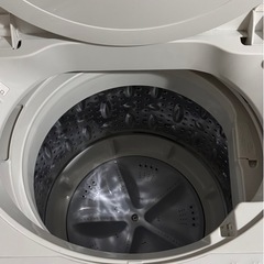 洗濯機+カゴ付き洗濯ラック　セットの画像