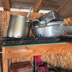 アルミ鍋、寸胴、片手鍋、ステンレスボール 
の画像