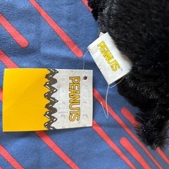 PEANUTS スヌーピー ぬいぐるみ ブラックの画像