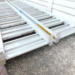 【JM1046】アルインコ アルミブリッジ 長さ 180cm 内幅 25cm 積載荷重 0.5 2本セットの画像