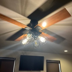 【LED照明】シーリングファン   リモコン付の画像