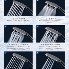 Newentor シャワーヘッド 節水90％ マイクロナノバブルの画像