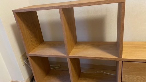 無印良品 MUJI　スタッキングシェルフ・５段・オーク材