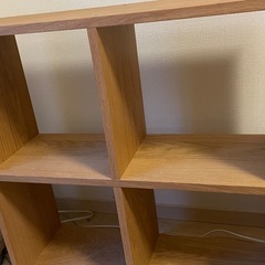 スタッキングシェルフ・５段・オーク材の画像