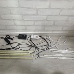 LEDライト2点セット 植物 熱帯魚 水槽 棚下や間接照明にも！  の画像