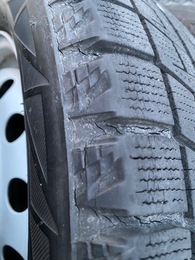 ﾌﾞﾘｻﾞｯｸ ﾋﾟﾚﾘ 155/65R13 スタッドレスホイール4本セット 13インチ PCD100 4穴