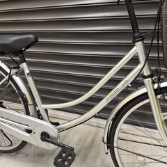 26インチ　自転車　シルバーの画像