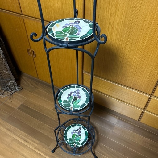 アイアン3段飾り棚