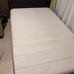 【ニトリ】セミダブル ベッドフレーム＋マットレスの画像