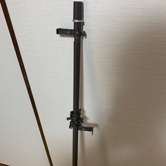 カーテンポール　茶色の画像