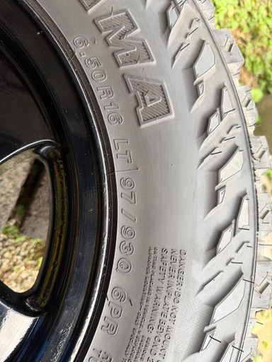 期間特価出品！！  　ジムニー アルミ タイヤ　セット ジオランダー M/T  6.50/R/16 ホイルウレタン塗装済み