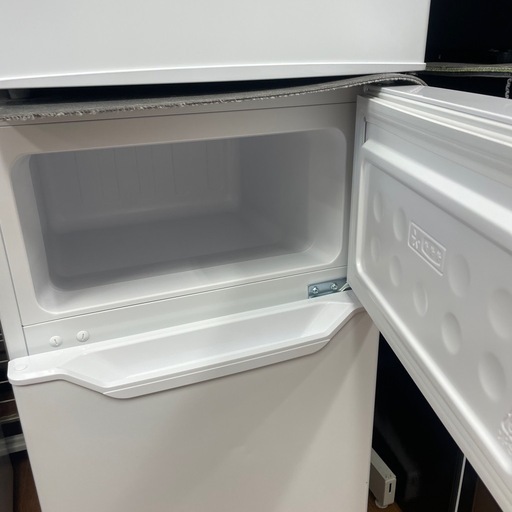 2ドア冷蔵庫 YAMAZEN YFR-D91 2022年製