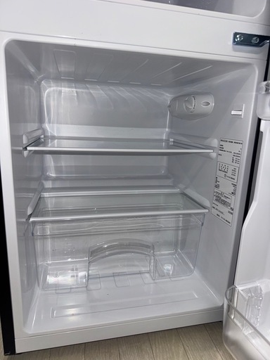 【美品】MAXZEN 冷凍冷蔵庫 85L ブラック｜省スペース・一人暮らしに最適 