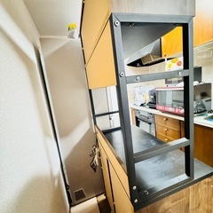 【決定】レンジラック　食器棚の画像