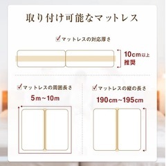 《箱無し・新品未使用》マットレス固定ベルトの画像
