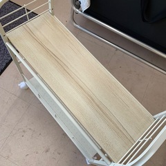 美原店 山善 押し入れ 収納ラック キャスター付き　ワゴンの画像