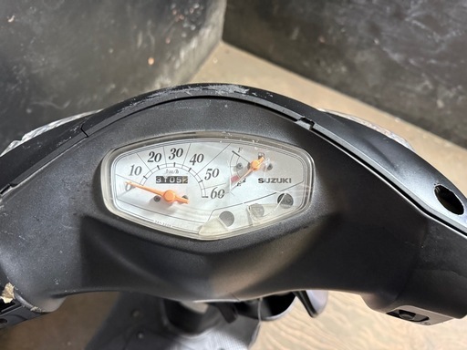 ★支払総額2.4万円★関東圏内即日配送可能！ 全車走行テスト済み！ スズキ アドレスV50 マッド CA44A ⚠️修理ベース⚠️ 激安原付！ ４ストインジェクション！ 集中キー！　