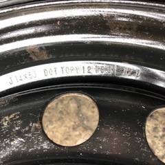 鉄チン　14インチ　175/65R14 タイヤホイール　引き取り限定の画像