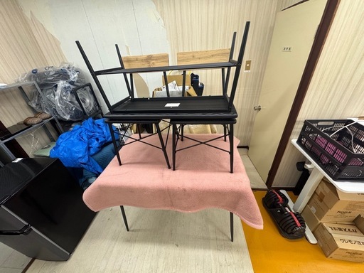 【4点セット】ローレー ダイニングテーブルセット｜北欧風｜テーブル＋チェア2脚＋ベンチ