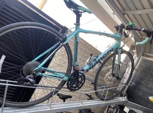 Bianchi ロードバイク　洗車台付き！タイヤチューブ新品！