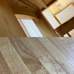 天然木【郵送不可】HANS dining テーブルセットの画像