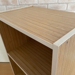 【決まりました】カラーボックス(木目調)&衣装ケース(小)の画像