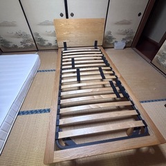 【受渡決定】無印良品/シングルベッドフレームの画像