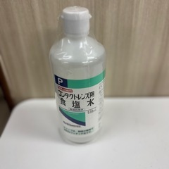 【未開封】コンタクトレンズ用 食塩水 510ml｜使用期限2027年3月の画像