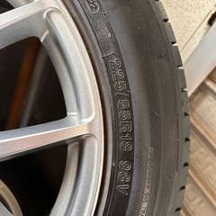 225/55 R18 アルミタイヤ好き。4本セット。の画像