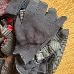 使用済み作業手袋まとめての画像