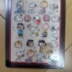 スヌーピー３立体シール硬めですの画像