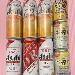 【お酒９本Cセット】500mlビール系多めまとめ売りの画像