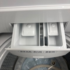 ☆ドリーム荒牧店☆ジモティー割引有☆【クリーニング済み】AQUA/7kg洗濯機/AQW-S7E2/2023年製の画像