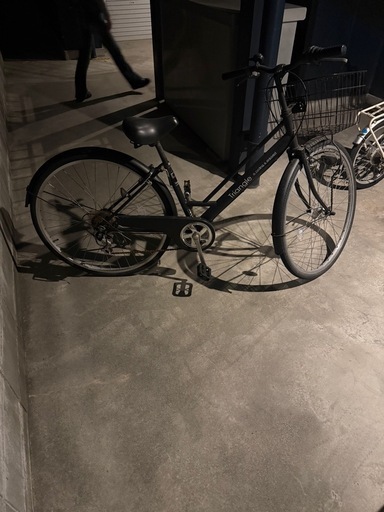 自転車　黒