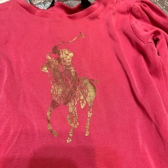 RALPH LAUREN ピンク 馬プリント ワンピース 80の画像