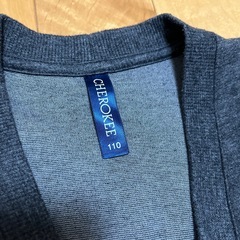 110 ボタン付きベストの画像