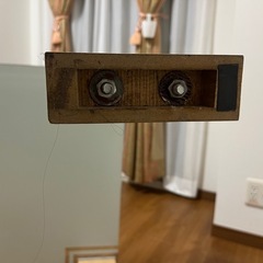 【無料】大塚家具 ガラス天板テーブル 130×75（分解済・積み込み手伝います）の画像