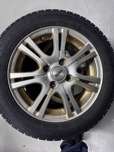 軽自動車　アルミ付冬タイヤ4本セット　