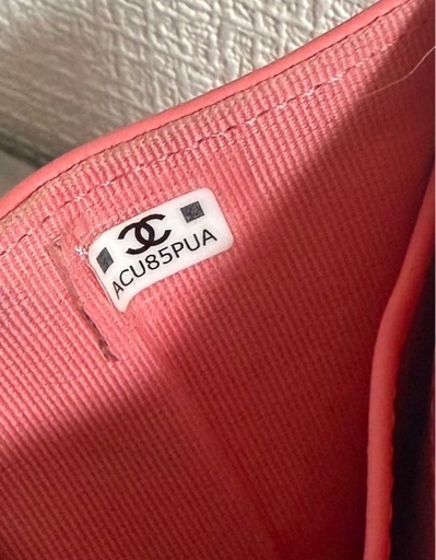 CHANEL 限定 三つ折財布 ピンク