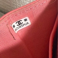 CHANEL 限定 三つ折財布 ピンクの画像