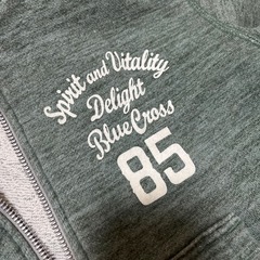 130くらい　blue cross ジップパーカー　ナルミヤの画像