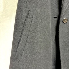 ユニクロ コート　黒　レディース　Mの画像